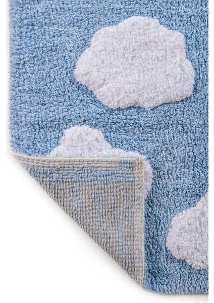 Yeni Sezon Bulut Nakışlı Banyo Paspası 50X80 cm modelleri