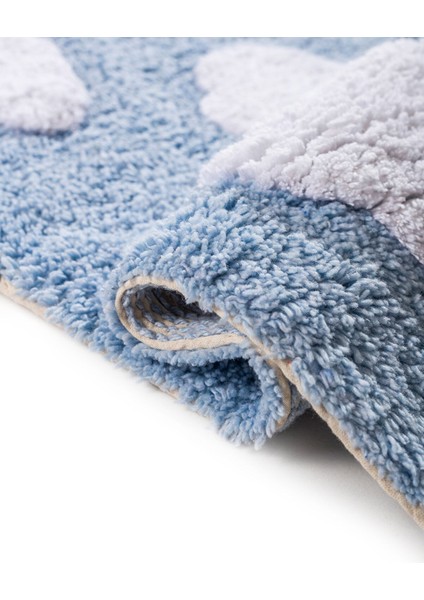 Yeni Sezon Bulut Nakışlı Banyo Paspası 50X80 cm fırsatları