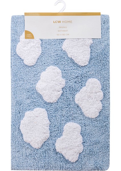 Yeni Sezon Bulut Nakışlı Banyo Paspası 50X80 cm indirimleri