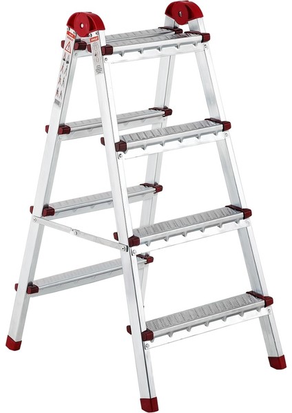 Özel Seri Galvanizli Katlanabilir Çift Çıkışlı Profil Merdiven – Basamak Seçenekli modelleri