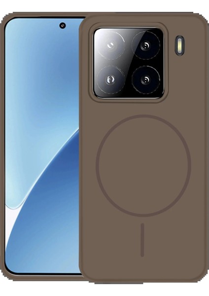 Xiaomi Mi 15 Kılıf Jully Magsafe Kapak - Kahverengi