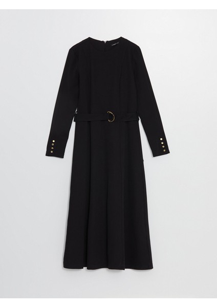 Yeni Sezon Bisiklet Yaka Armürlü Elbise indirimleri