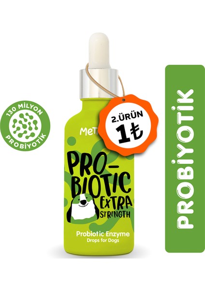 Köpekler Için Probiyotik Damla, Güçlü Sıvı Enzim Form, Suyuna Veya Mamasına