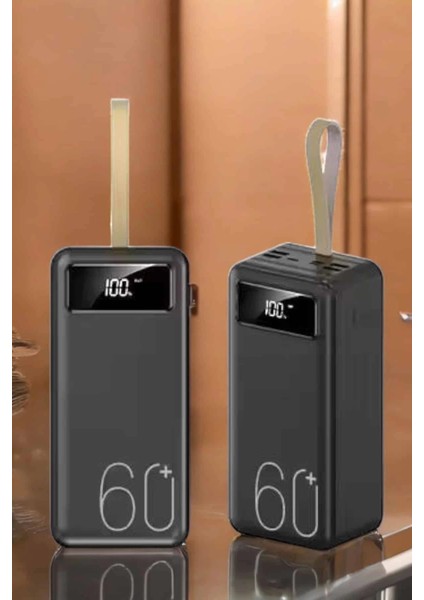 Bfs Powerbank 60.000 Mah Hızlı Şarj 4 Çıkışlı Uzun Şarj Süreli Dijital Göstergeli fırsatları