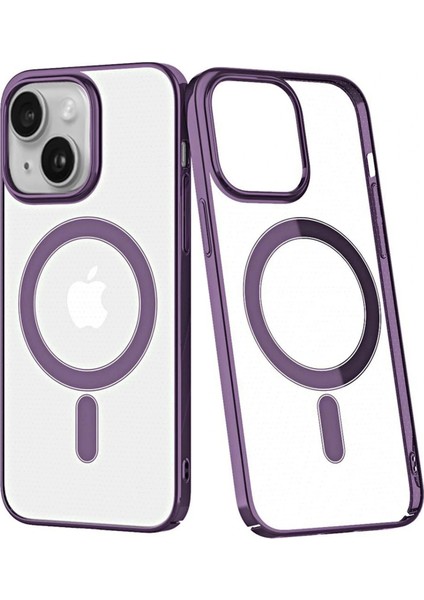 iPhone 14 Plus Kılıf Element Magneticsafe Sert Kapak - Mor