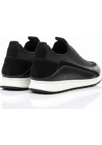 GR0438 Hakiki Deri & Tekstil Slip-On Teknoloji Paraşut Kumaş Eva Taban Spor Koşu Fitness Antreman Ayakkabı indirimleri