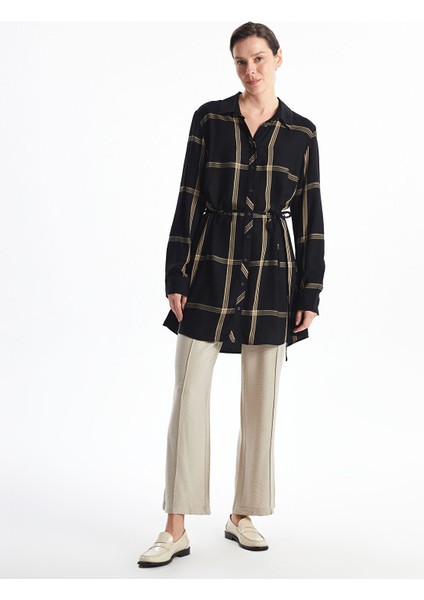 Yeni Sezon Ekose Kadın Gömlek Tunik modelleri