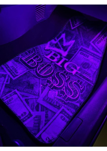 "bıg Boss" Yazılı Dolar Desenli Dijital Baskılı Oto Dekor Paspas fırsatları