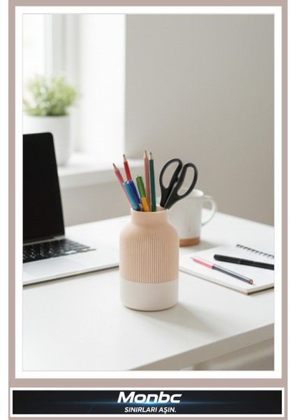 Modern Mini Vazo 3D Tasarım Dekoratif Biblo, Hediyelik ve Ev Ofis Için Şık Aksesuar fiyatları