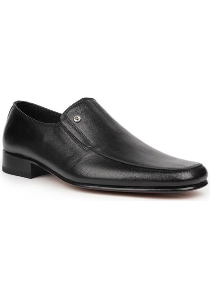 3603 Erkek Siyah Kösele Hakiki Deri Ayakkabı fırsatları
