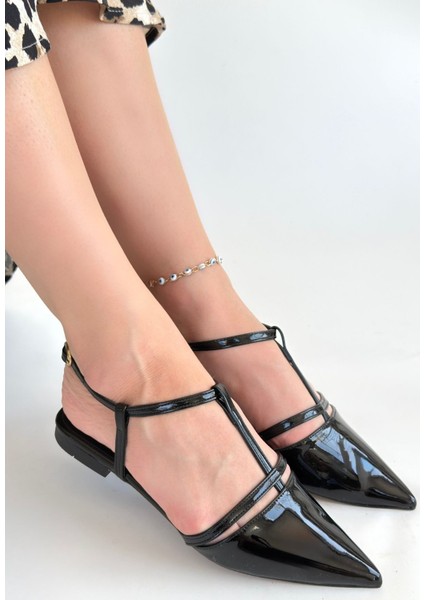 Canca Siyah Rugan Babet Ayakkabı modelleri