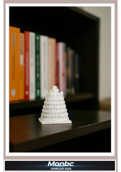 Babil Kulesi 3D Tasarım Dekoratif Biblo, Hediyelik ve Ev Ofis Için Şık Aksesuar fiyatları
