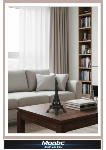 Eiffel Kulesi 3D Tasarım Dekoratif Biblo, Hediyelik ve Ev Ofis Için Şık Aksesuar