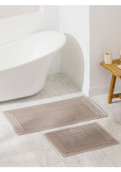 Yeni Sezon Çizgili Banyo Paspası Seti 2'li