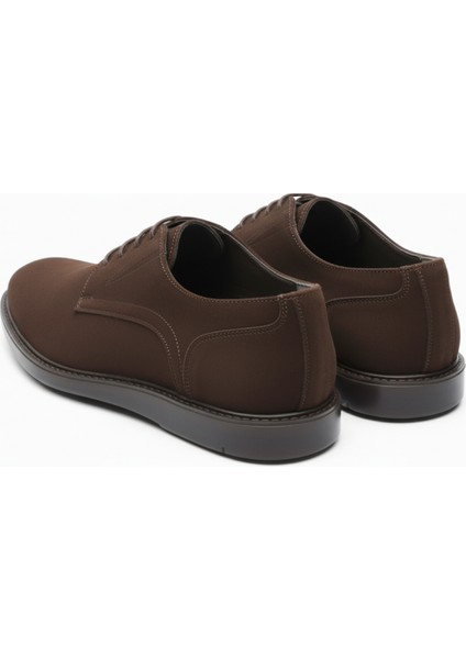 GR0439 Hakiki Nubuk Deri Şeffaf Cam Görünümlü Kauçuk Taban Erkek Spor Klasik Ayakkabı indirimleri