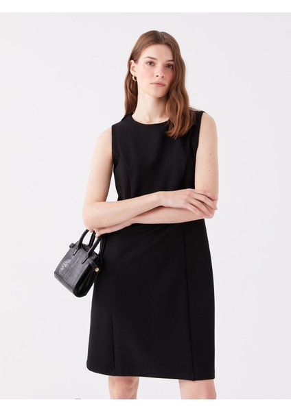 Yeni Sezon Kadın Bisiklet Yaka Düz Elbise fiyatları