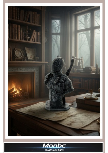 Deadpool Figür 3D Tasarım Dekoratif Biblo, Hediyelik ve Ev Ofis Için Şık Aksesuar