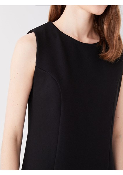 Yeni Sezon Kadın Bisiklet Yaka Düz Elbise fırsatları