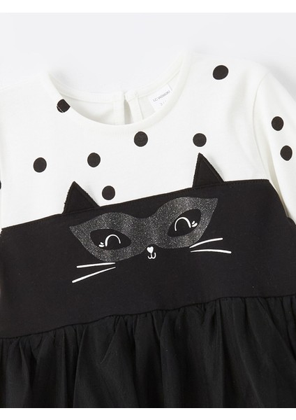 Yeni Sezon H12 Bisiklet Yaka Uzun Kollu Tütülü Kız Çocuk Elbise fiyatları