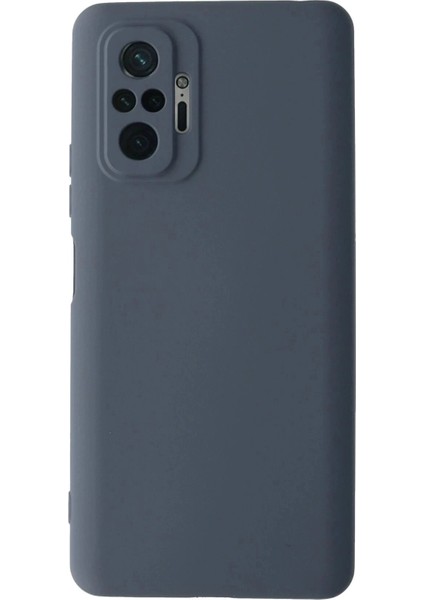 Xiaomi Redmi Note 10 Pro Kılıf Nano Içi Kadife Silikon - Gri