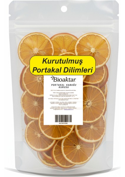 Kuru Portakal Kabuğu, Kurutulmuş Portakal Kabuğu 100 G