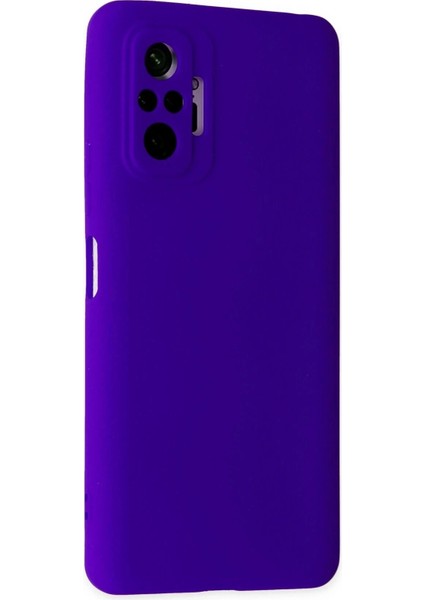 Xiaomi Redmi Note 10 Pro Kılıf Nano Içi Kadife Silikon - Mor fiyatları