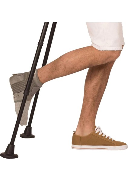 Ekstra Geniş Tabanlı Kaydırmaz Kauçuk Koltuk Değneği / Baston Lastiği (2 Cm) indirimleri