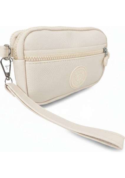 Kumaş Mini El ve Omuz Çantası | Çok Gözlü, Çok Fermuarlı | Organizer, Anahtarlık ve Makyaj Çantası modelleri