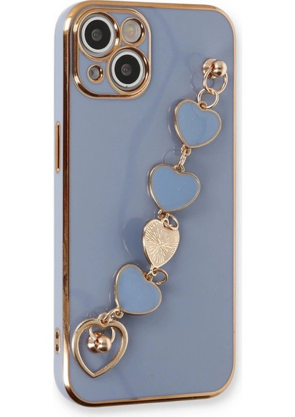 iPhone 14 Plus Kılıf Esila Silikon - Gri