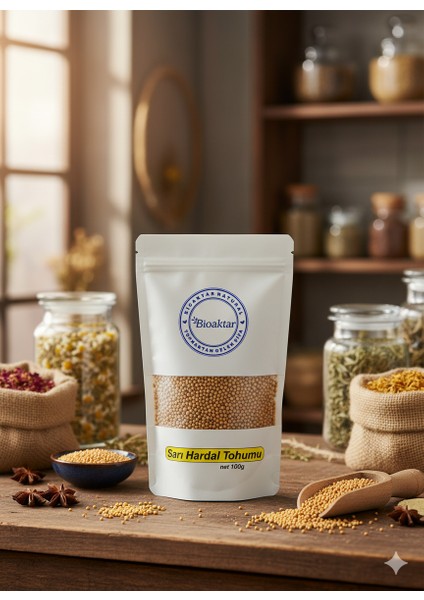 Sarı Hardal Tohumu 100G (Doğal, Elenmiş, Katkısız)