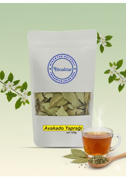 Avakado Yaprağı 100G (Doğal, Kurutulmuş, Katkısız)