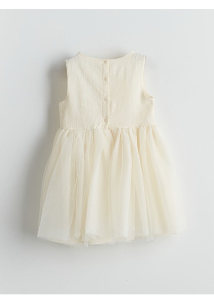 Yeni Sezon Bisiklet Yaka Kız Çocuk Armürlü Elbise indirimleri