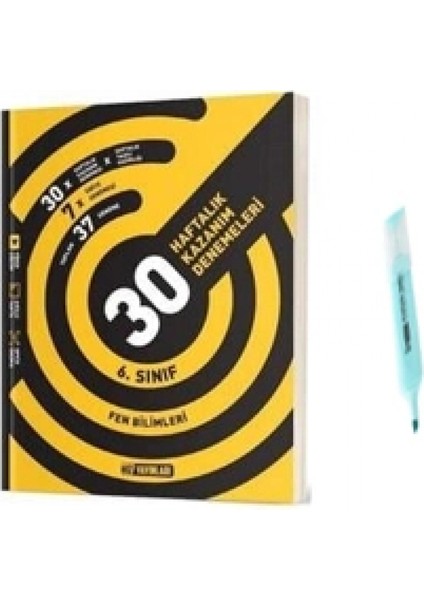 6.sınıf Fen Bilimleri 30 Haftalık Deneme (Yeni Müfredat)