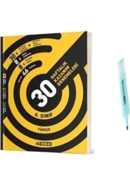 6.sınıf Türkçe 30 Haftalık Deneme (Yeni Müfredat)