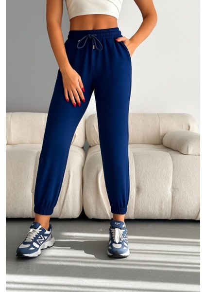 Lastik Paçalı Modal Kumaş Bol Eşofman Altı modelleri