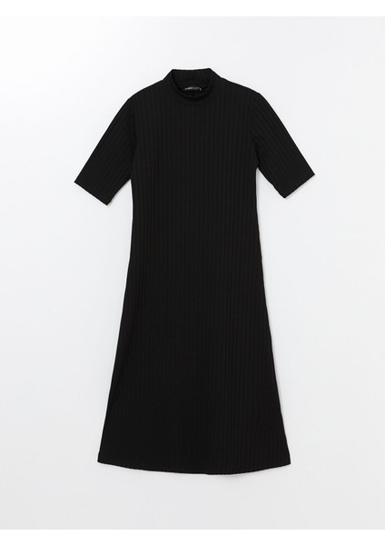 Yeni Sezon Dik Yaka Düz Kısa Kollu Elbise indirimleri