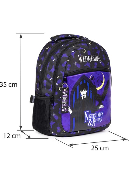 Lisanslı Wednesday Temalı Ilkokul Çantası