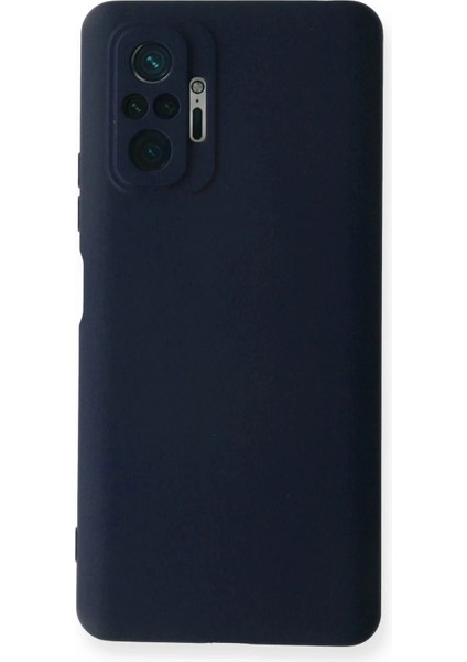 Xiaomi Redmi Note 10 Pro Kılıf Nano Içi Kadife Silikon - Lacivert