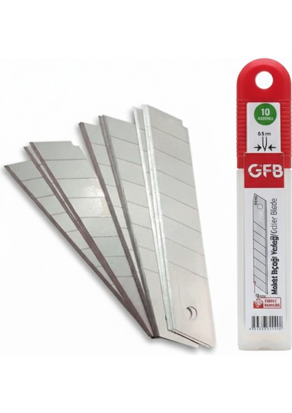 Maket Bıçağı Falçata Yedek Ucu (0,5X18 mm 10 Adet) modelleri