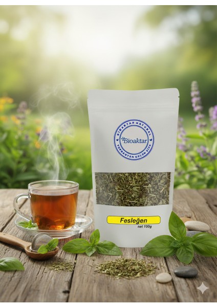 Fesleğen Kurusu - Baharatı 100G (Doğal, Kurutulmuş Katkısız, Elenmiş)