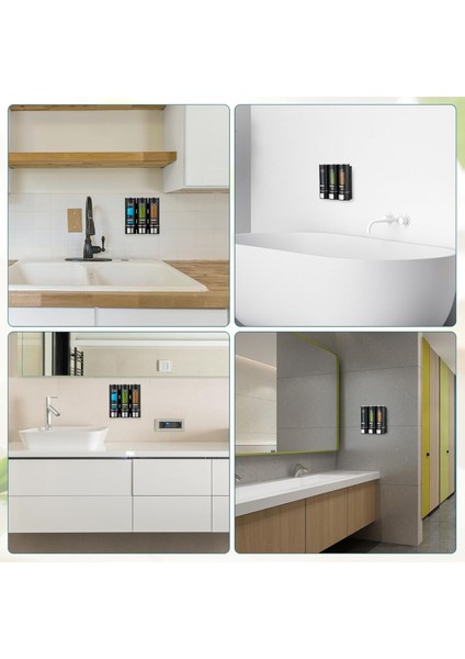 Vıvo 3 Adet Siyah 400ML Manuel Şampuan Sıvı Banyo Mutfak Lavabo Oteller El Dezenfektanı Sabunluk V-52 fiyatları