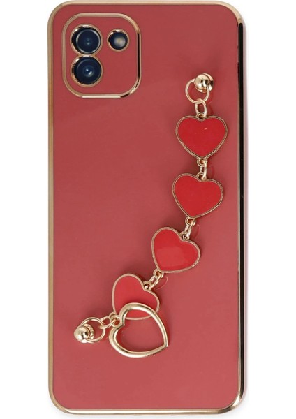 Samsung Galaxy A03 Kılıf Esila Silikon - Kırmızı fiyatları