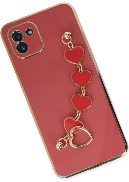 Samsung Galaxy A03 Kılıf Esila Silikon - Kırmızı modelleri