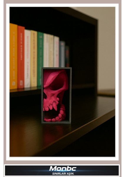 Scream Skull Kitaplık Ayracı 3D Tasarım Dekoratif Biblo, Hediyelik ve Ev Ofis Için Şık Aksesuar modelleri