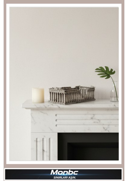 Parthenon Tapınağı – Antik Yunan Mimari 3D Tasarım Dekoratif Biblo, Hediyelik ve Ev Ofis Için Şık Aksesuar