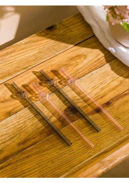 Yeni Sezon Kalp Desenli Cam Pipet 4'lü fiyatları