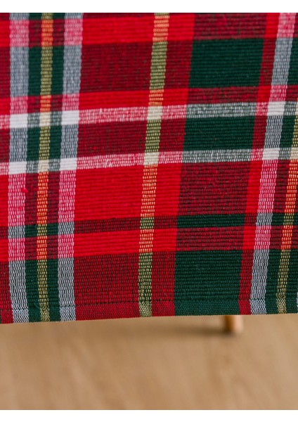 Yeni Sezon Ekose Desenli Runner 35X130 cm fırsatları