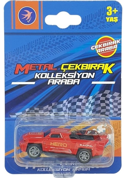 Çek Bırak Metal Küçük Arabalar 8 cm - SH40031 - Kırmızı Pick-Up (Lisinya) indirimleri