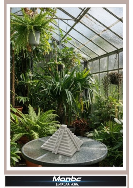 Chichen Itza Piramidi 3D Tasarım Dekoratif Biblo, Hediyelik ve Ev Ofis Için Şık Aksesuar modelleri