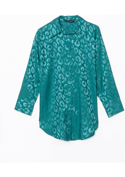 Yeni Sezon Desenli Saten Kadın Gömlek Tunik indirimleri